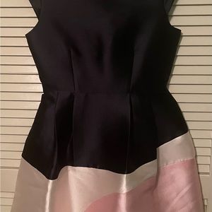 Beautiful Navy Blue, Pink and White Kate Space cocktail dress